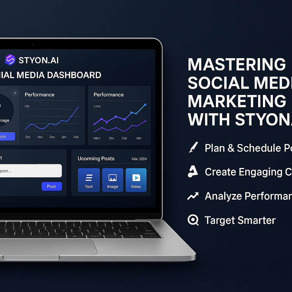 Mastering Social Media Marketing with STYON.AI Social Media Marketing meistern mit STYON.AI