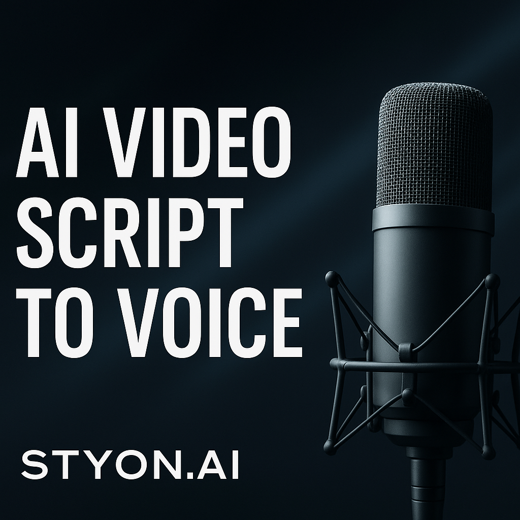 🎞️ AI Video Script to Voice — Turn Your Story into Ready-to-Use Narrated Videos