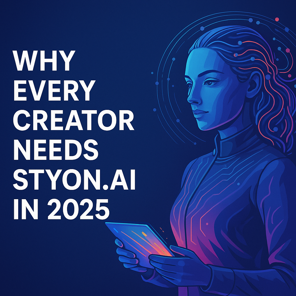 Why Every Creator Needs STYON.AI in 2025