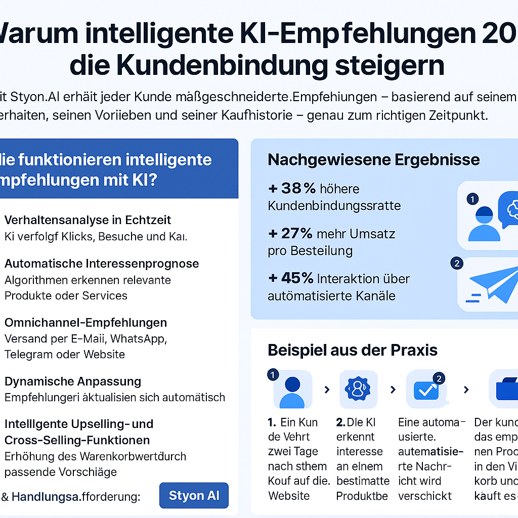 Warum intelligente KI-Empfehlungen 2025 die Kundenbindung steigern