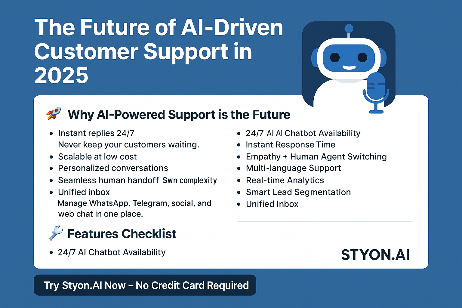 The Future of AI-Driven Customer Support in 2025