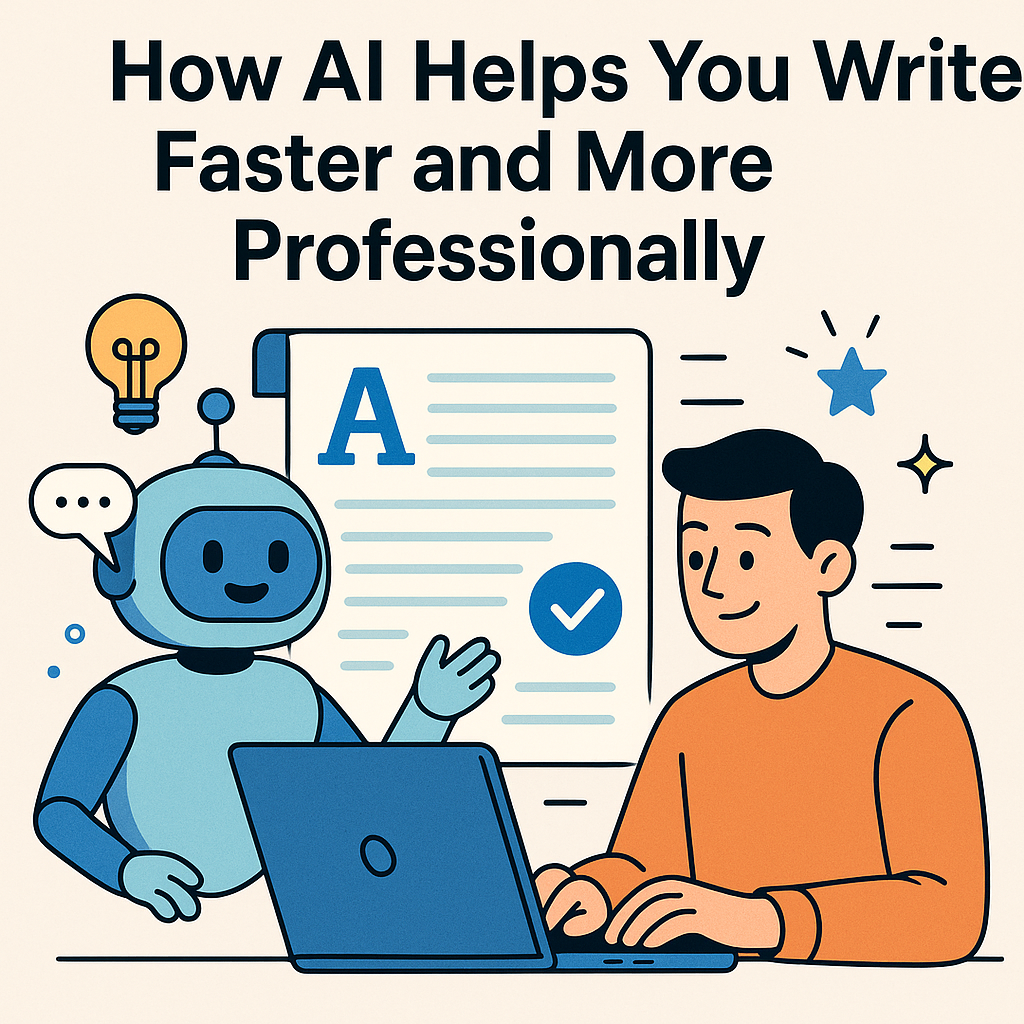 How AI Helps You Write Faster and More Professionally