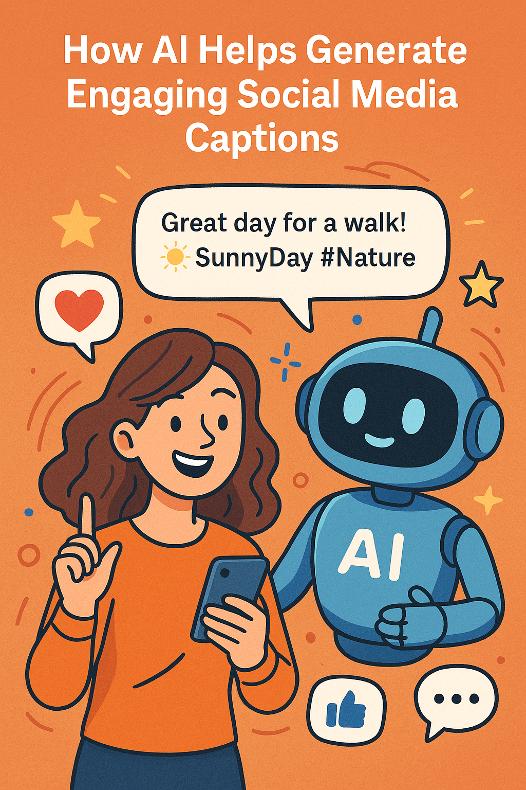 How AI Helps Generate Engaging Social Media Captions