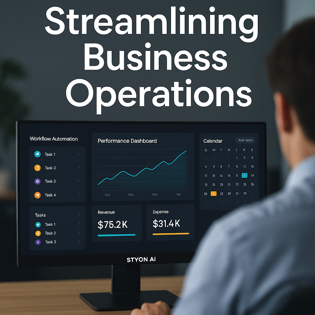 Streamlining Business Operations with STYON.AI Geschäftsprozesse optimieren mit STYON.AI