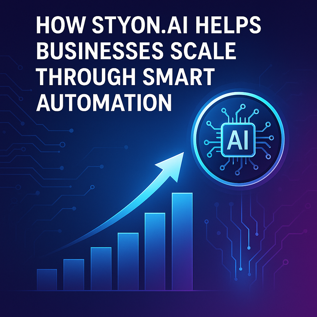 How STYON.AI Helps Businesses Scale Through Smart Automation