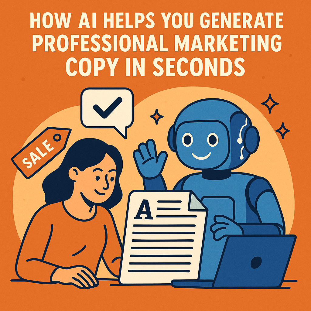 How AI Helps You Generate Professional Marketing Copy in Seconds