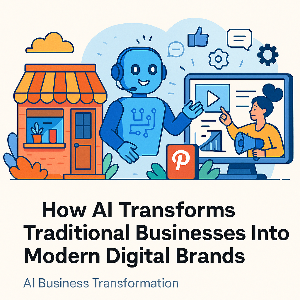 How AI Transforms Traditional Businesses Into Modern Digital Brands