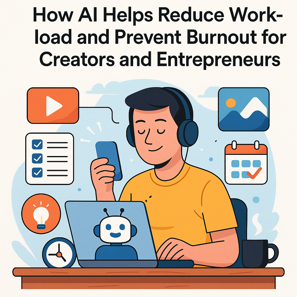 How AI Helps Reduce Workload and Prevent Burnout for Creators and Entrepreneurs