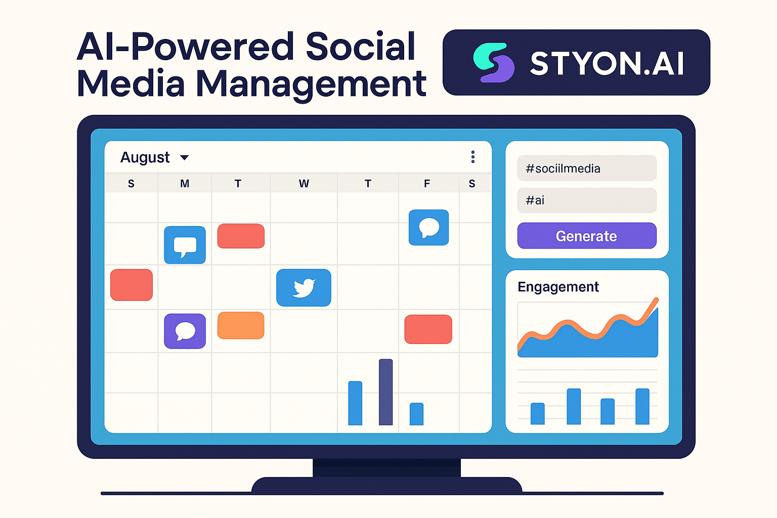 AI-Powered Social Media Management with STYON.AI KI-gestütztes Social-Media-Management mit STYON.AI