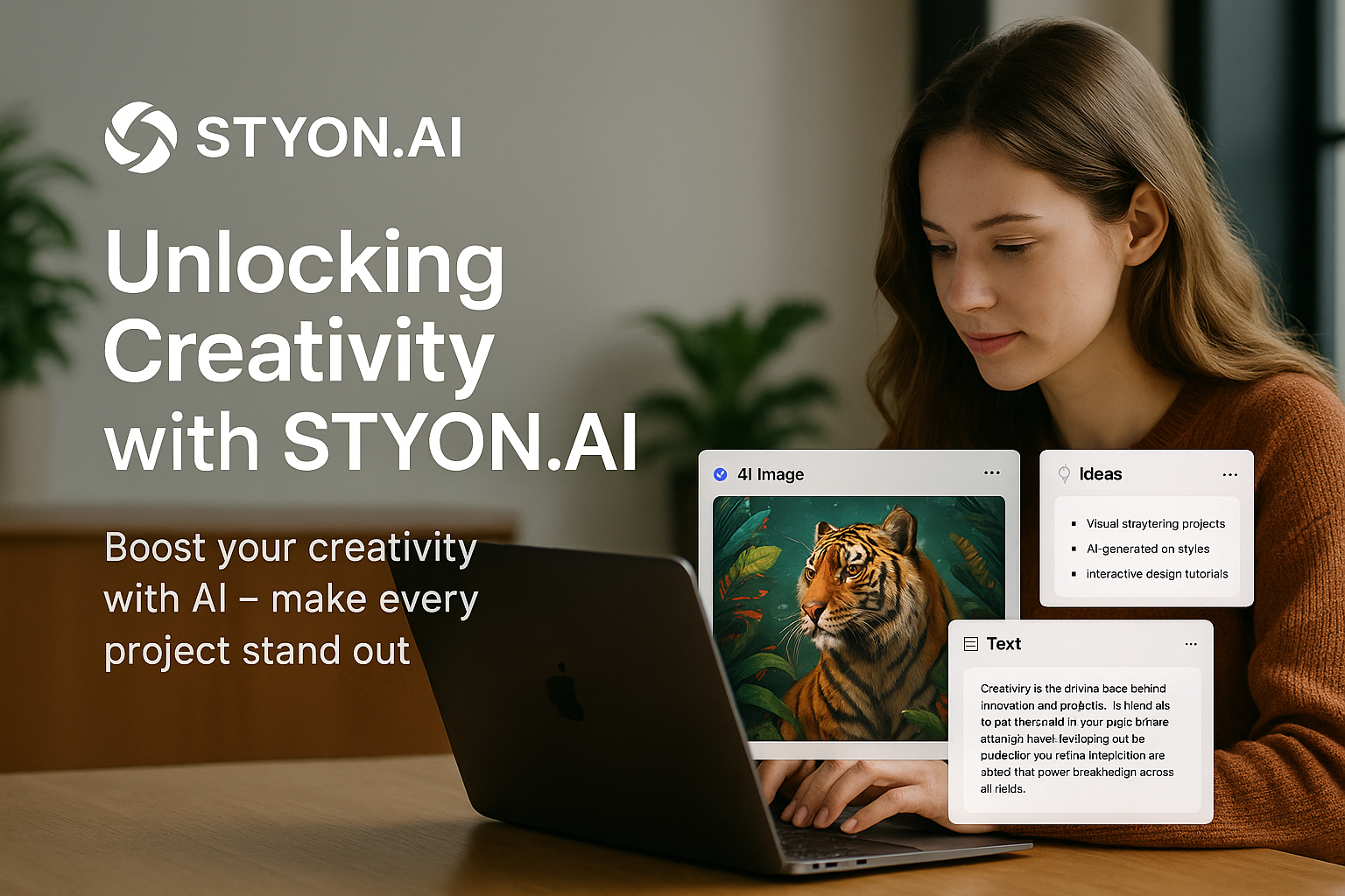 Unlocking Creativity with STYON.AI Kreativität freisetzen mit STYON.AI