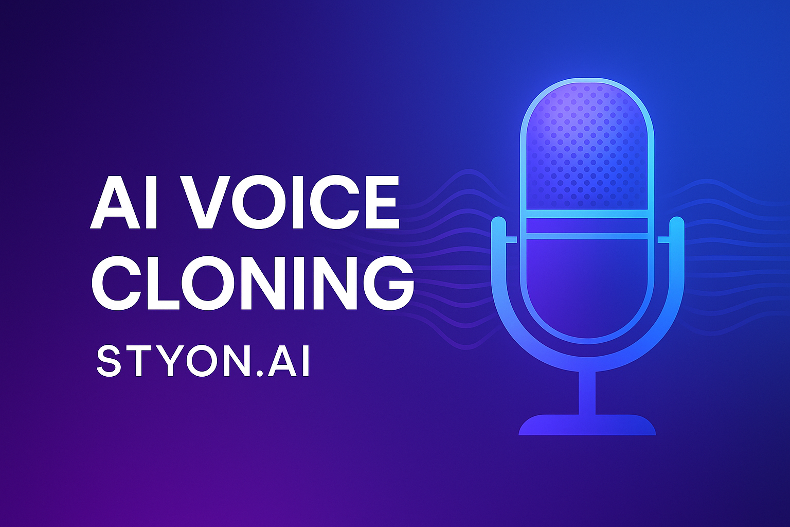 Speak with AI: How STYON.AI’s Voice Cloning Brings Your Words to Life