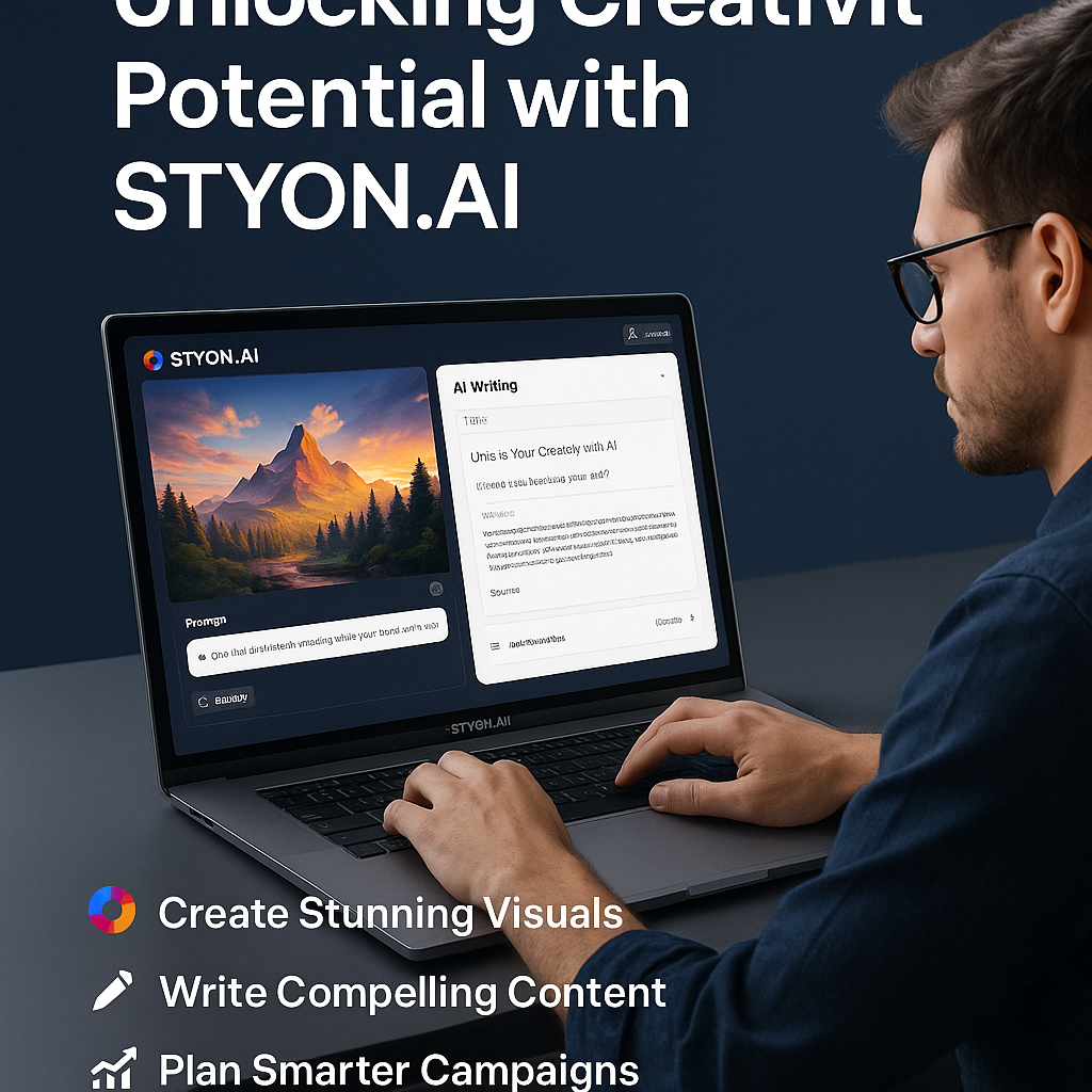 Unlocking Creative Potential with STYON.AI Kreatives Potenzial mit STYON.AI entfalten